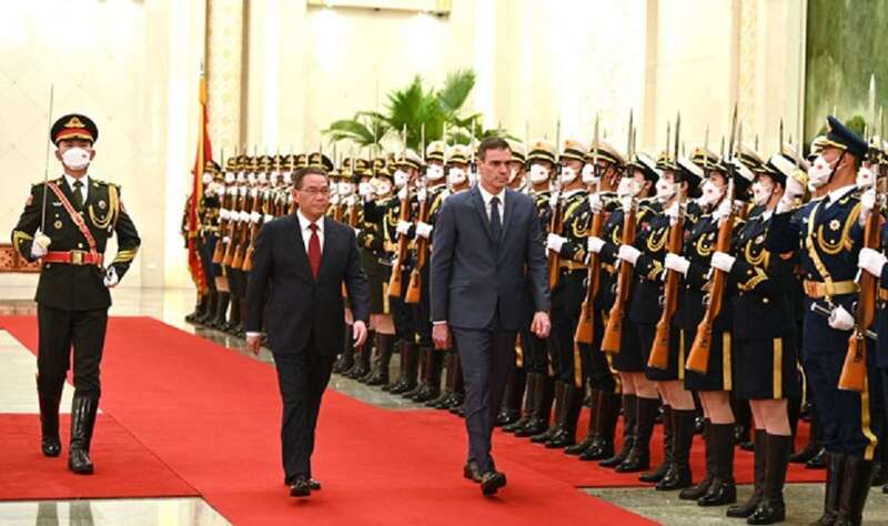 El presidente del Gobierno de España, Pedro Sánchez, durante la visita a China/Multimedia.